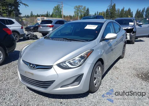 2016 Hyundai Elantra Se из США, поврежденный, VIN 5NPDH4AE1GH692620